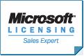 Logo signifying that the holder is a Microsoft Licensing Sales Expert