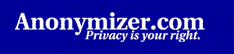 Anonymizer Home Page